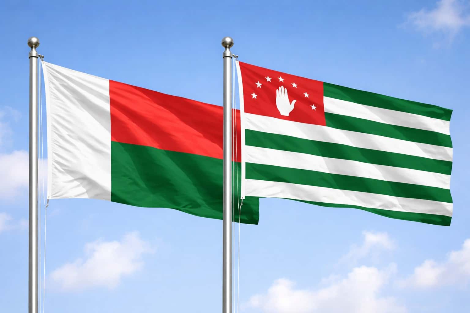 Madagascar-flag-and-Abkhazia-flag