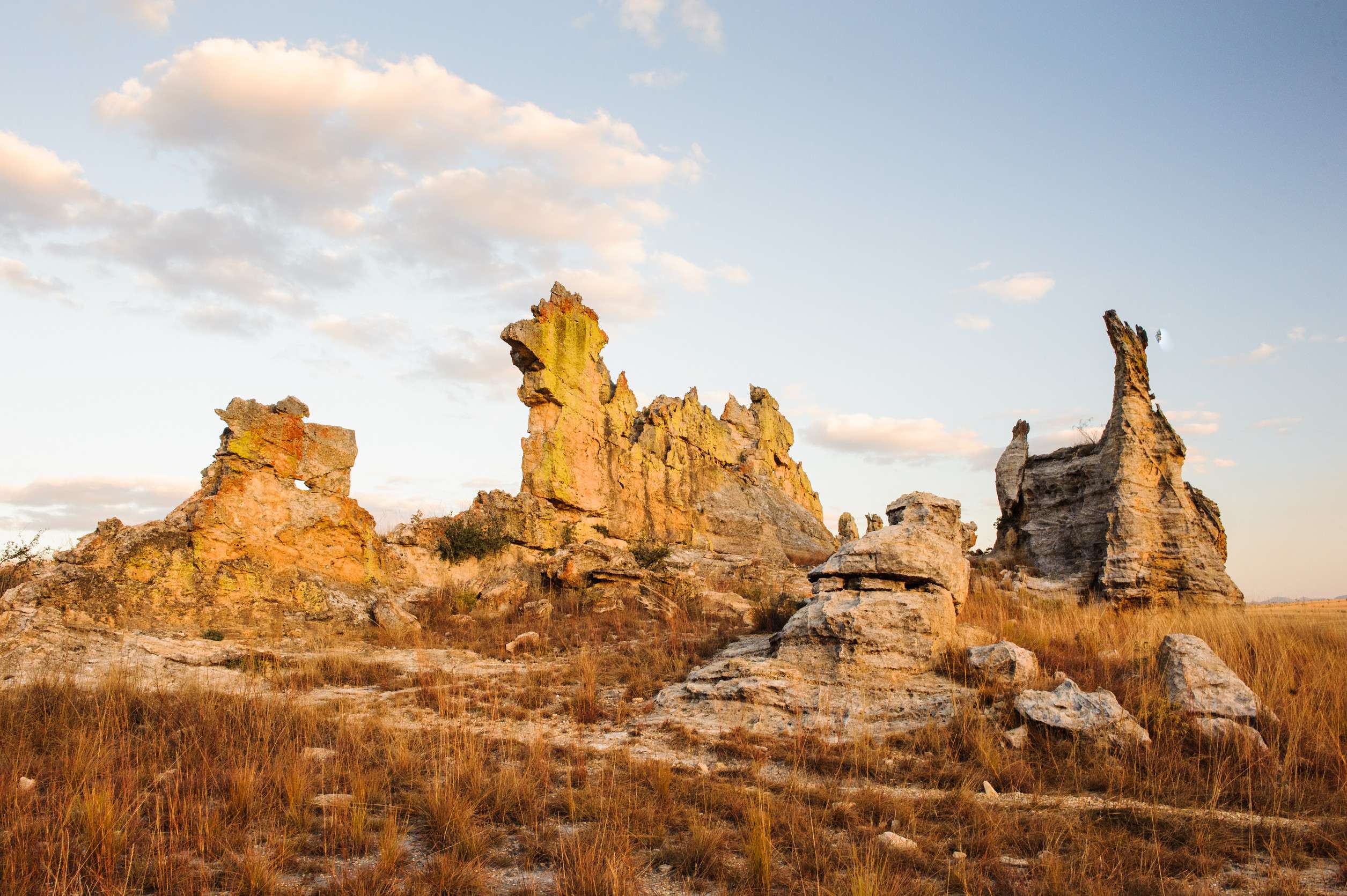 Madagascar Enigmatic Rock Formations At Sunset Madagascar Enigmatic Rock Formations At Sunset