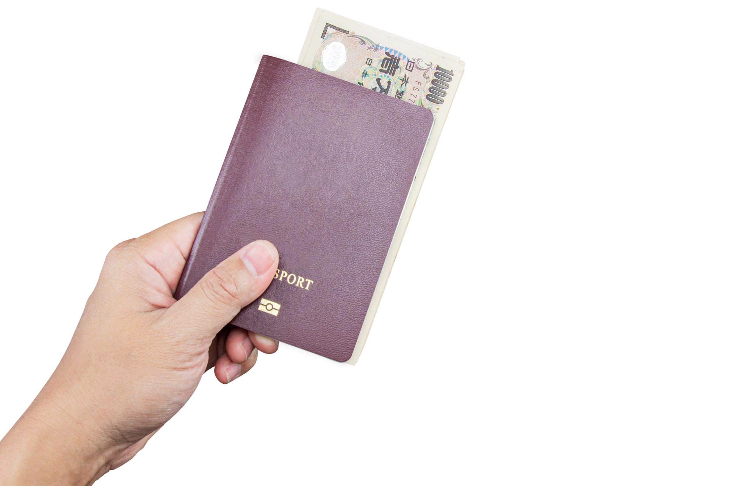 Passport On White Background