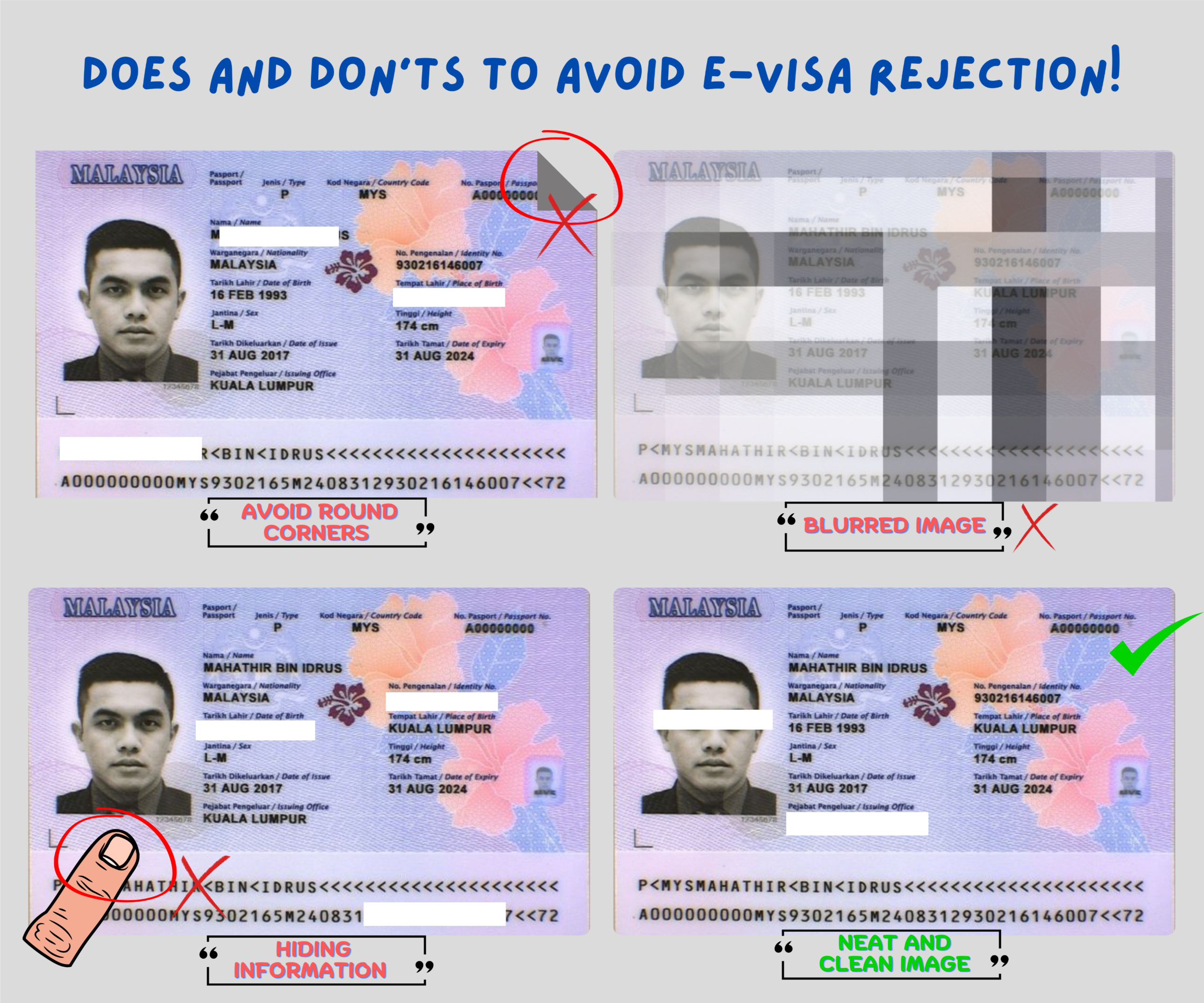 Passport Bio Page Sample Passport Bio Page Sample