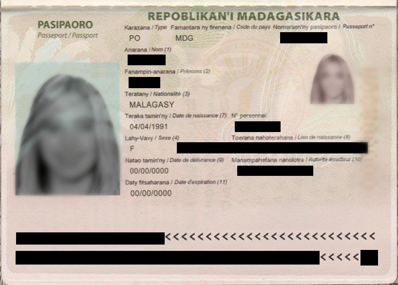 Madagascar E-visa Valid Passport Madagascar E-visa Valid Passport